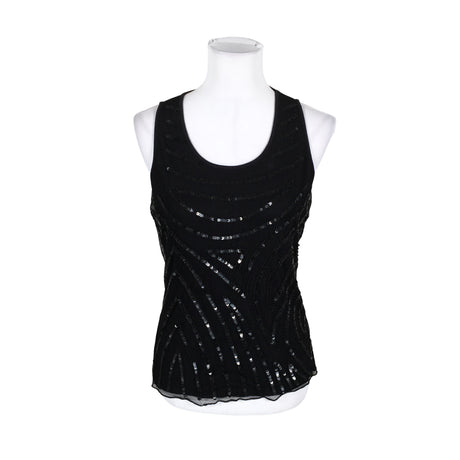 Unisex Bandolera - Trikotaažist topp, suurus 36 - Must ()