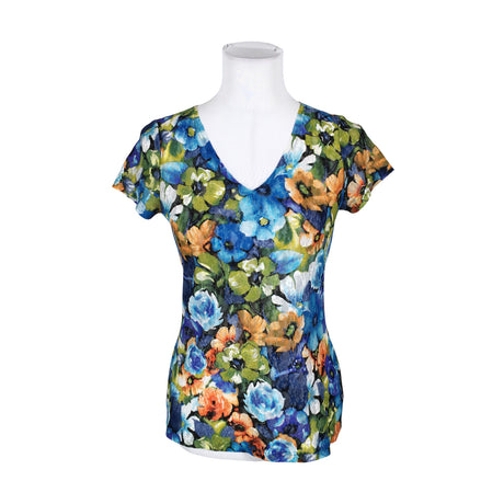 Unisex Kairi Vilderson - Lühikeste käistega pluus, suurus 38 - Sinine ()
