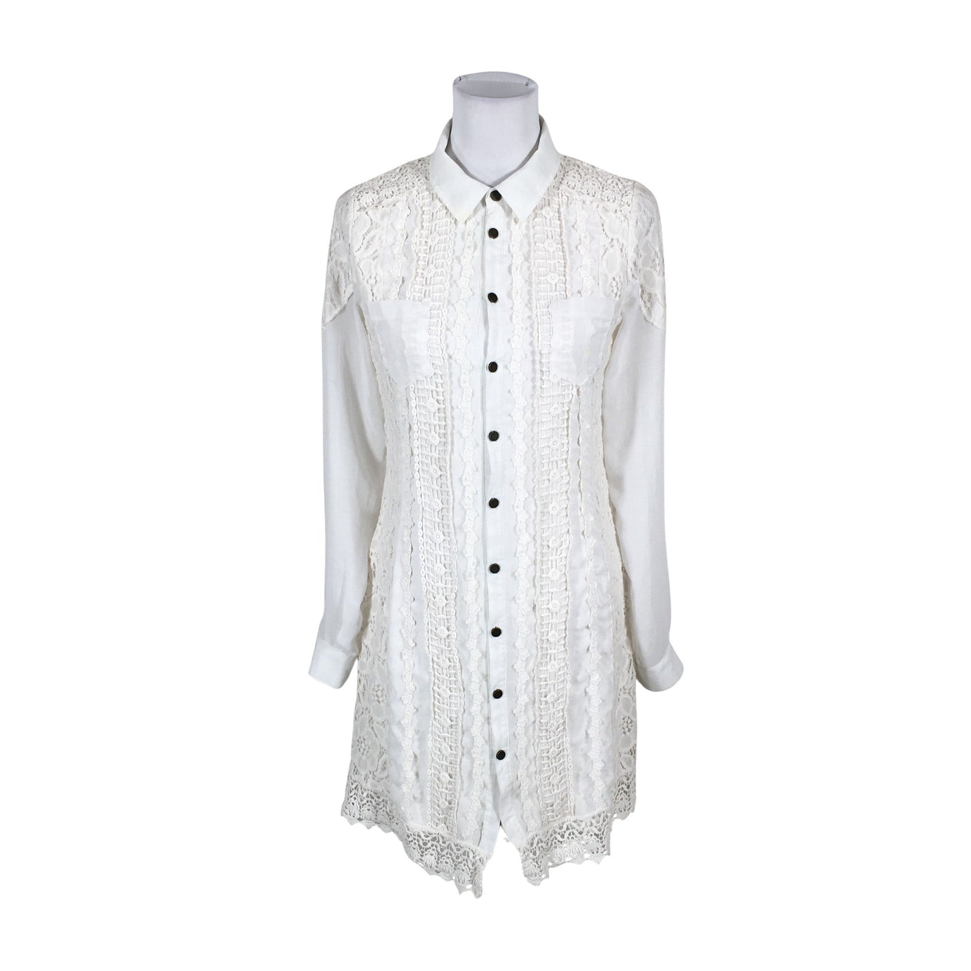 Unisex Cream - Õhuke kleit, suurus 38 - Valge (1)