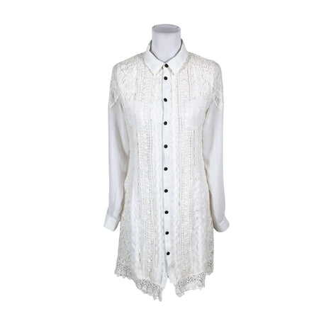 Unisex Cream - Õhuke kleit, suurus 38 - Valge ()