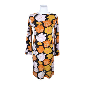 Unisex Marimekko - Trikotaažist kleit, suurus 36 - Pruun (1)