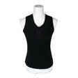 Unisex Taifun - Trikotaažist topp, suurus 36 - Must ()