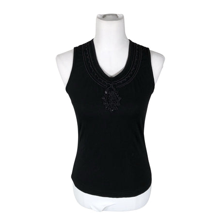 Unisex Taifun - Trikotaažist topp, suurus 36 - Must ()