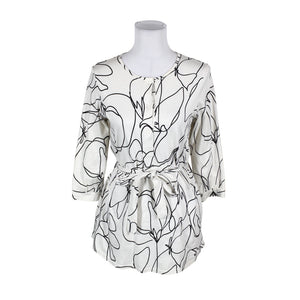 Unisex NOSH - Trikotaažist tuunika, suurus 34 - Valge (1)