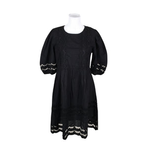 Unisex Lindex - Mitteveniv kleit, suurus 36 - Must (1)