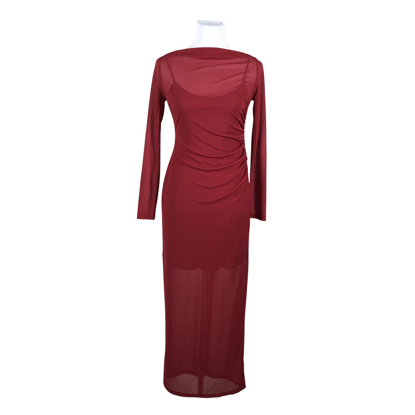 Unisex Forever New - Pidulik kleit, suurus 38 - Veinipunane (1)