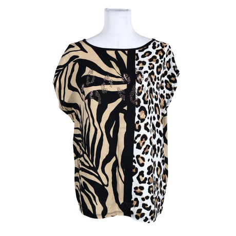 Unisex Betty Barclay - Lühikeste käistega pluus, suurus 40 - Pruun ()