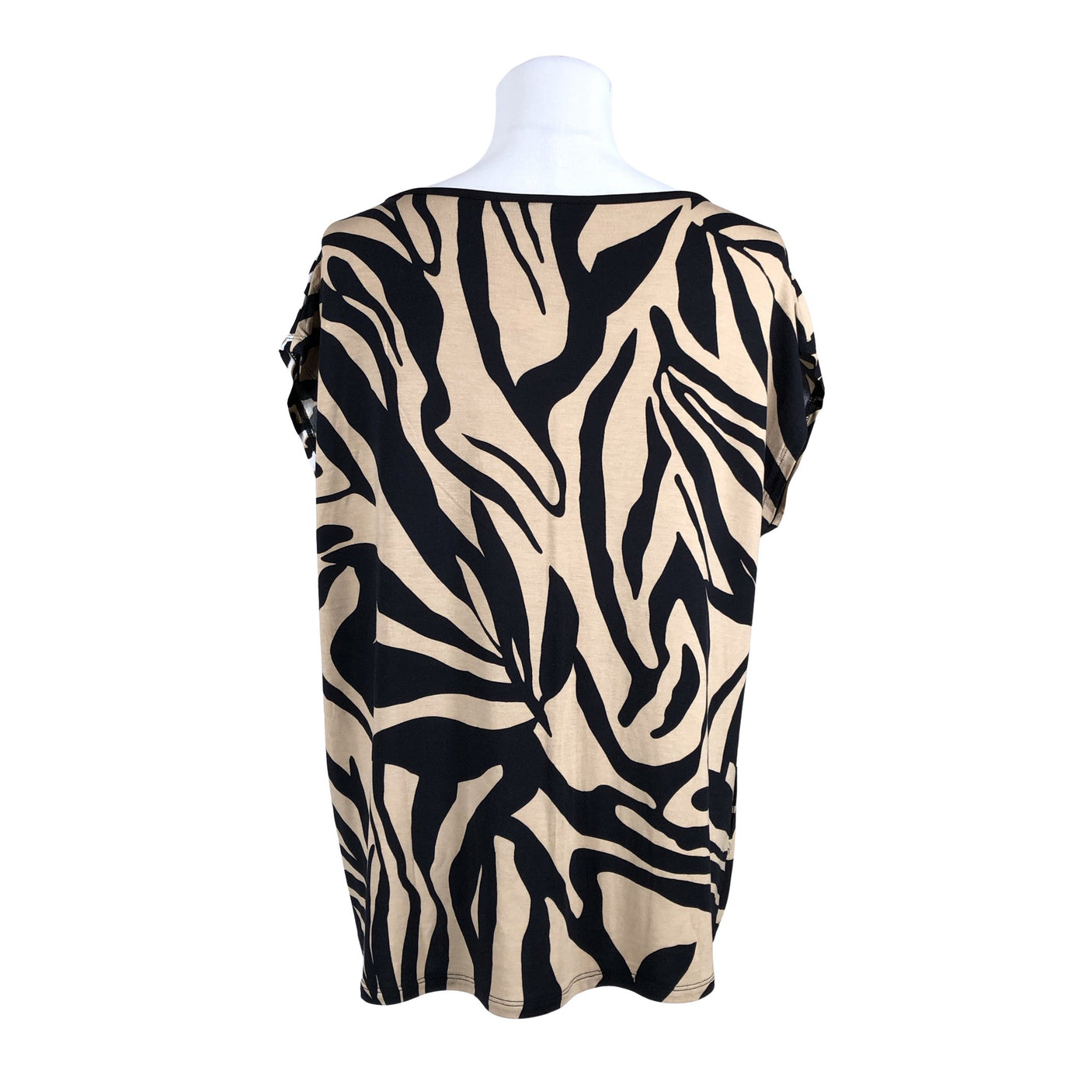 Unisex Betty Barclay - Lühikeste käistega pluus, suurus 40 - Pruun (2)