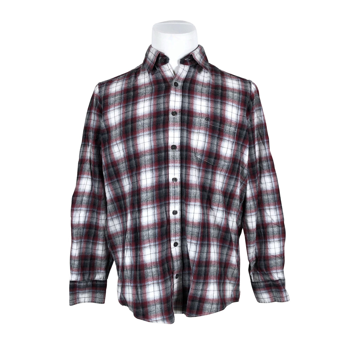 Unisex Casa Moda - Flanellsärk, suurus L - Veinipunane (1)