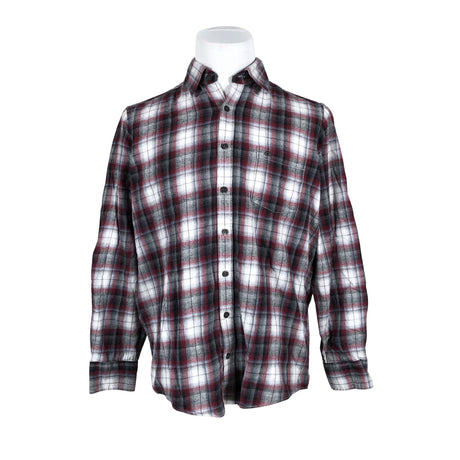 Unisex Casa Moda - Flanellsärk, suurus L - Veinipunane ()
