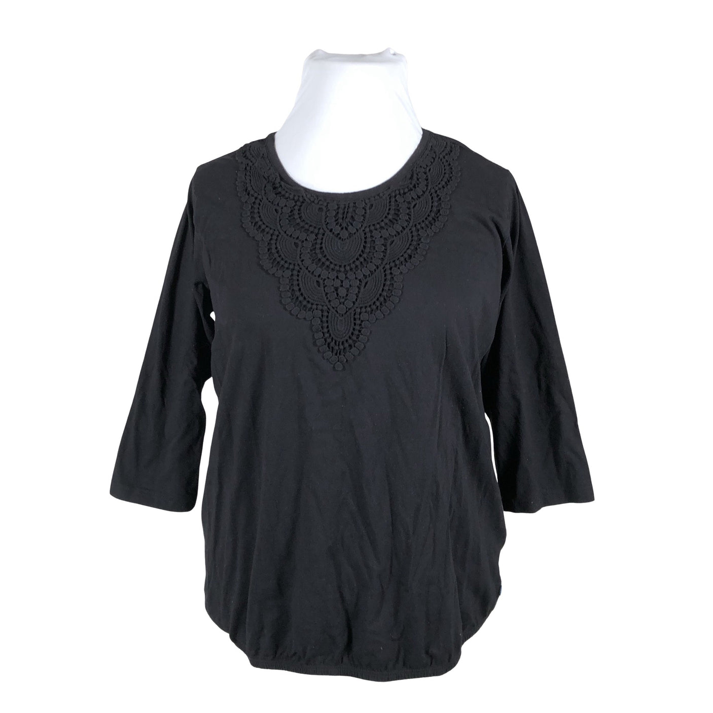 Unisex Zhenzi - Trikotaažist pluus, suurus 46 - Must (1)