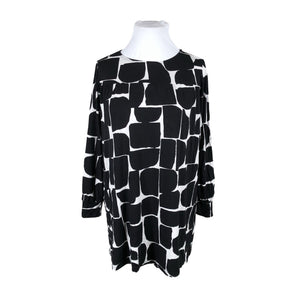 Unisex Nanso - Trikotaažist tuunika, suurus 44 - Must (1)