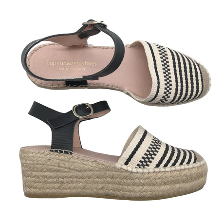 Unisex Copenhagen shoes - Kiilkontsaga rihmikud, suurus 39 - Sinine ()