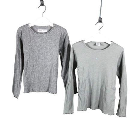Unisex Lindex - Trikotaažist pluus, suurus 122 - 128 - Hall ()