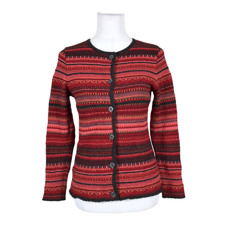 Unisex Peruvian - Kardigan, suurus 34 - Punane ()