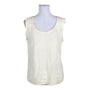 Unisex Anne Linnonmaa - Kootud vest, suurus 40 - Looduslik valge (1)