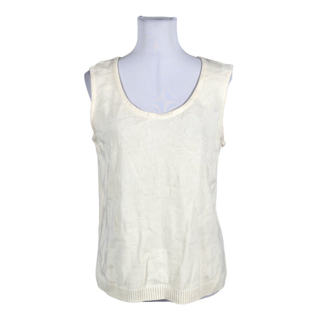 Unisex Anne Linnonmaa - Kootud vest, suurus 40 - Looduslik valge ()