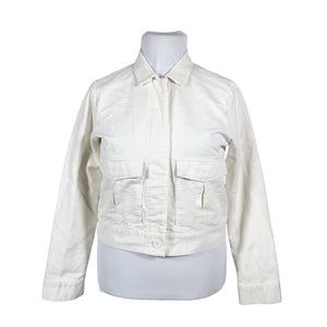Unisex Lindex - Õhuke jope, suurus 42 - Valge (1)