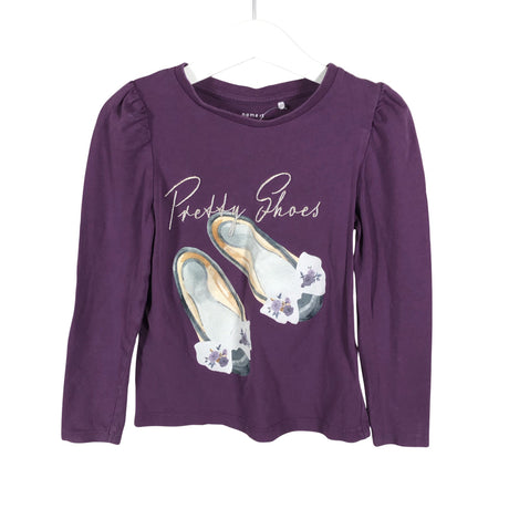 Unisex Name It - Trikotaažist pluus, suurus 104 - 110 - Lilla ()