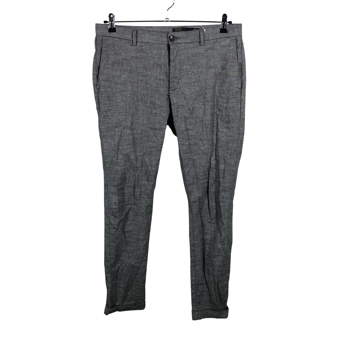 Unisex Doppelgänger - Chino-püksid, suurus L - Hall (1)