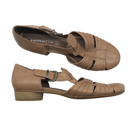 Unisex Tamaris - Kontsaga rihmikud, suurus 40 - Pruun ()