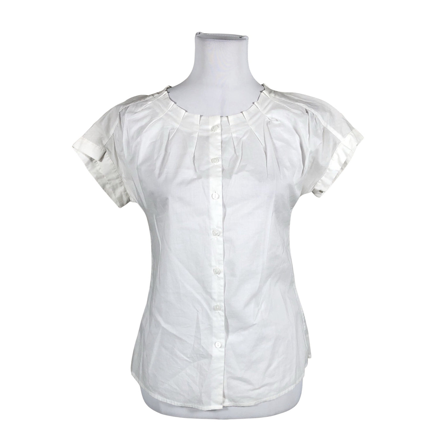Unisex Esprit - Lühikeste käistega pluus, suurus 32 - Valge (1)
