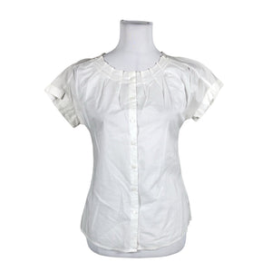 Unisex Esprit - Lühikeste käistega pluus, suurus 32 - Valge (1)