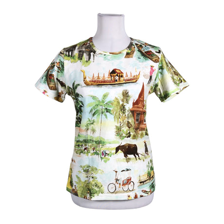 Unisex Jim Thompson - T-särk, suurus 38 - Roheline ()