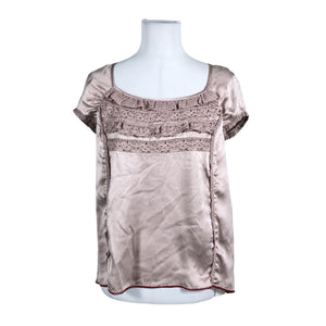 Unisex Odd Molly - Lühikeste käistega pluus, suurus 40 - Heleroosa (1)