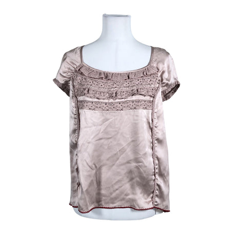 Unisex Odd Molly - Lühikeste käistega pluus, suurus 40 - Heleroosa ()