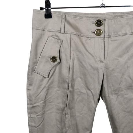 Unisex Burberry - Mittevenivad poolpikad püksid, suurus 40 - Beige (2)