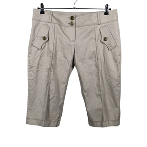 Unisex Burberry - Mittevenivad poolpikad püksid, suurus 40 - Beige (1)