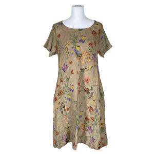 Unisex Puro Lino - Mitteveniv kleit, suurus 40 - Pruun (1)
