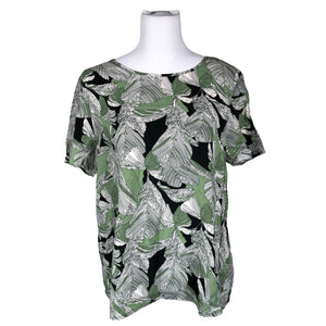 Unisex Soyaconcept - Lühikeste käistega pluus, suurus 40 - Roheline (1)