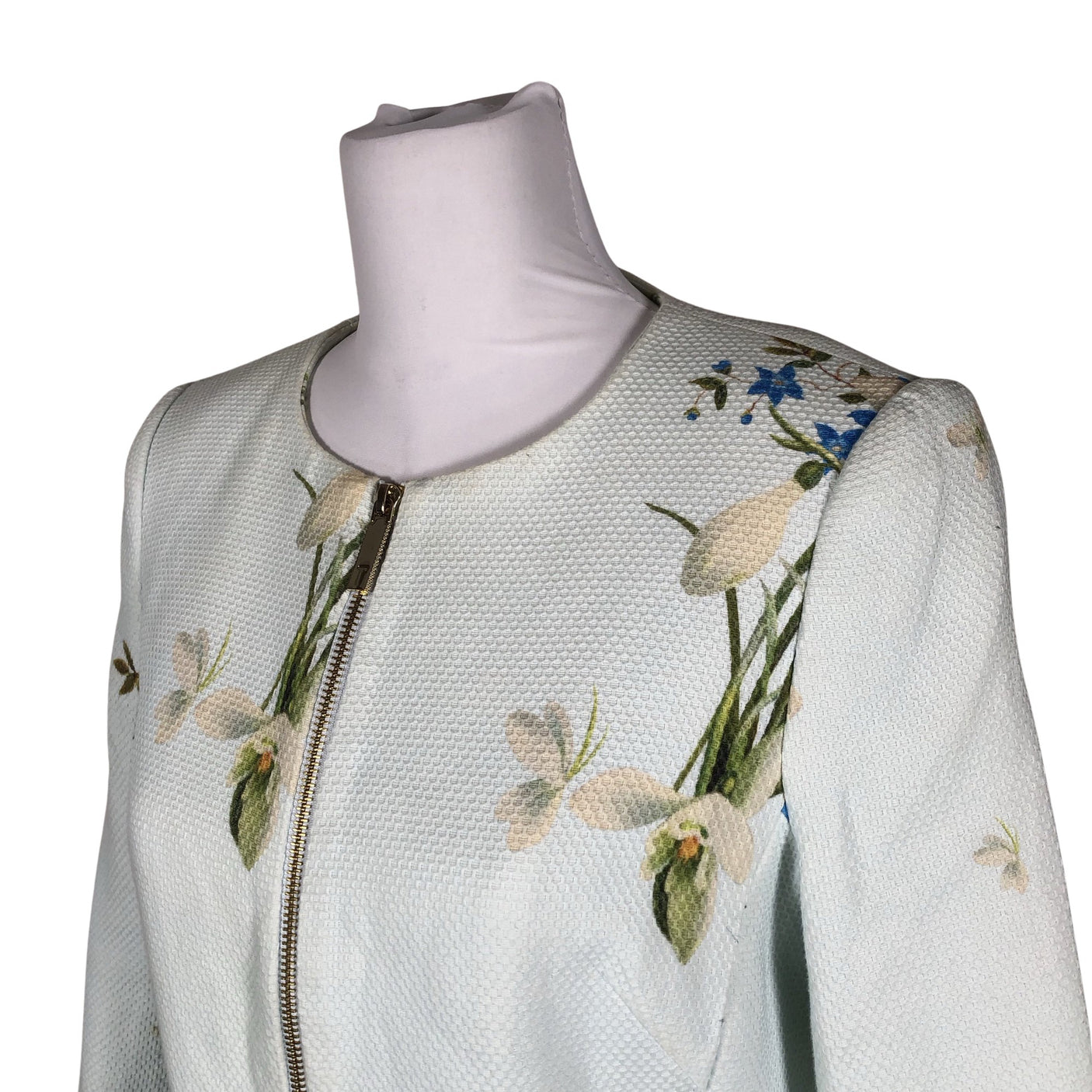 Unisex Ted Baker - Villane mantel, suurus 40 - Helesinine (3)