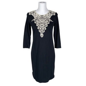 Unisex Lumoan - Trikotaažist kleit, suurus 34 - Must (1)