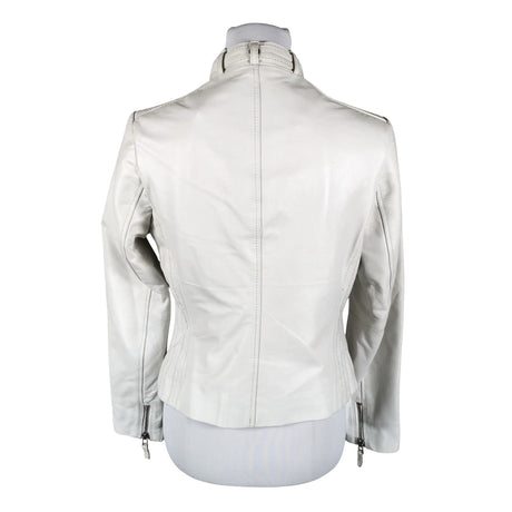 Unisex Saki - Nahktagi, suurus 36 - Valge (2)