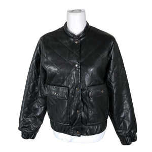 Unisex Lindex - Nahktagi, suurus 36 - Must (1)