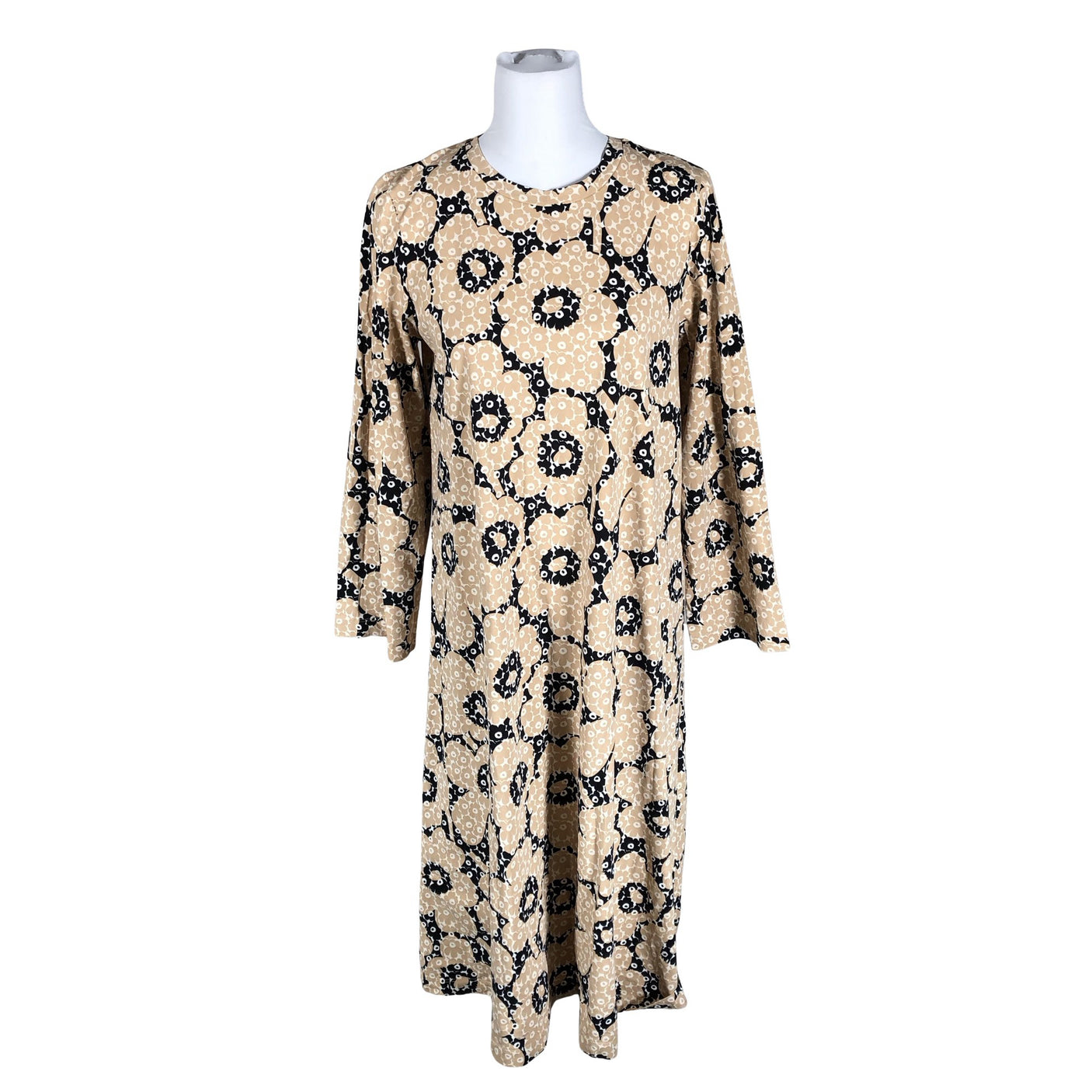 Unisex Marimekko - Trikotaažist kleit, suurus 38 - Beige (1)