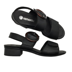 Unisex Remonte - Kontsaga rihmikud, suurus 38 - Must (1)
