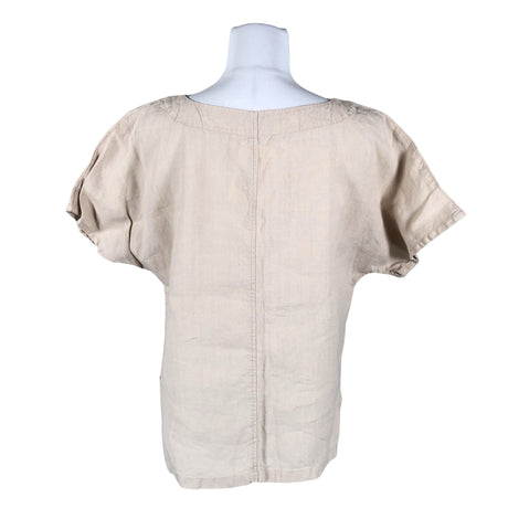 Unisex Nanso - Lühikeste käistega pluus, suurus 38 - Beige (2)