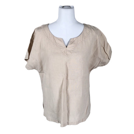 Unisex Nanso - Lühikeste käistega pluus, suurus 38 - Beige ()