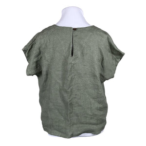 Unisex Nouki - Lühikeste käistega pluus, suurus 42 - Roheline (2)