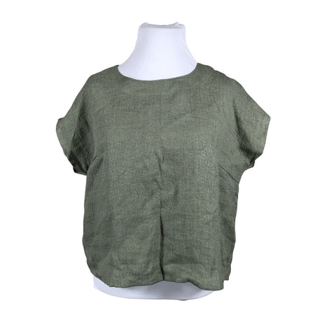 Unisex Nouki - Lühikeste käistega pluus, suurus 42 - Roheline ()