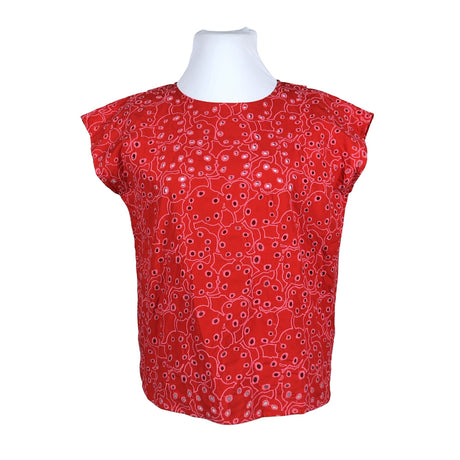 Unisex Marimekko - Lühikeste käistega pluus, suurus 42 - Punane ()