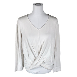 Unisex Selected - Trikotaažist pluus, suurus 38 - Valge (1)