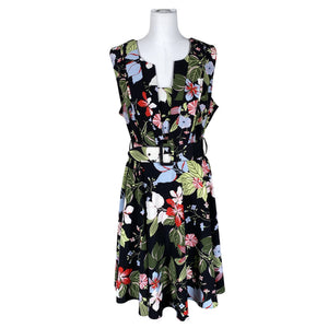 Unisex City Chic - Mitteveniv kleit, suurus 36 - Must (1)