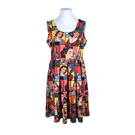 Unisex Dolly & Dotty - Mitteveniv kleit, suurus 44 - Punane ()