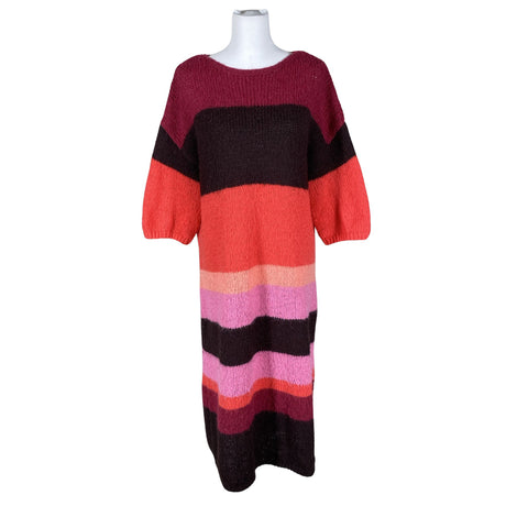 Unisex Lindex - Kootud kleit, suurus 40 - Punane ()