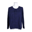 Unisex Nanso - Trikotaažist pluus, suurus 40 - Sinine ()